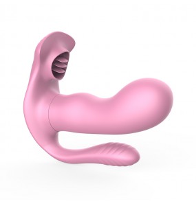 Secwell - Mermaid Heating Wireless Remote Wearable Vibrators (Chargeable - Pink)